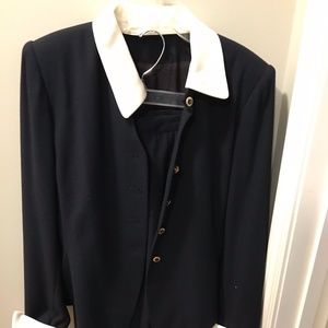 Vintage  Suit with Removable Collar and Cuffs